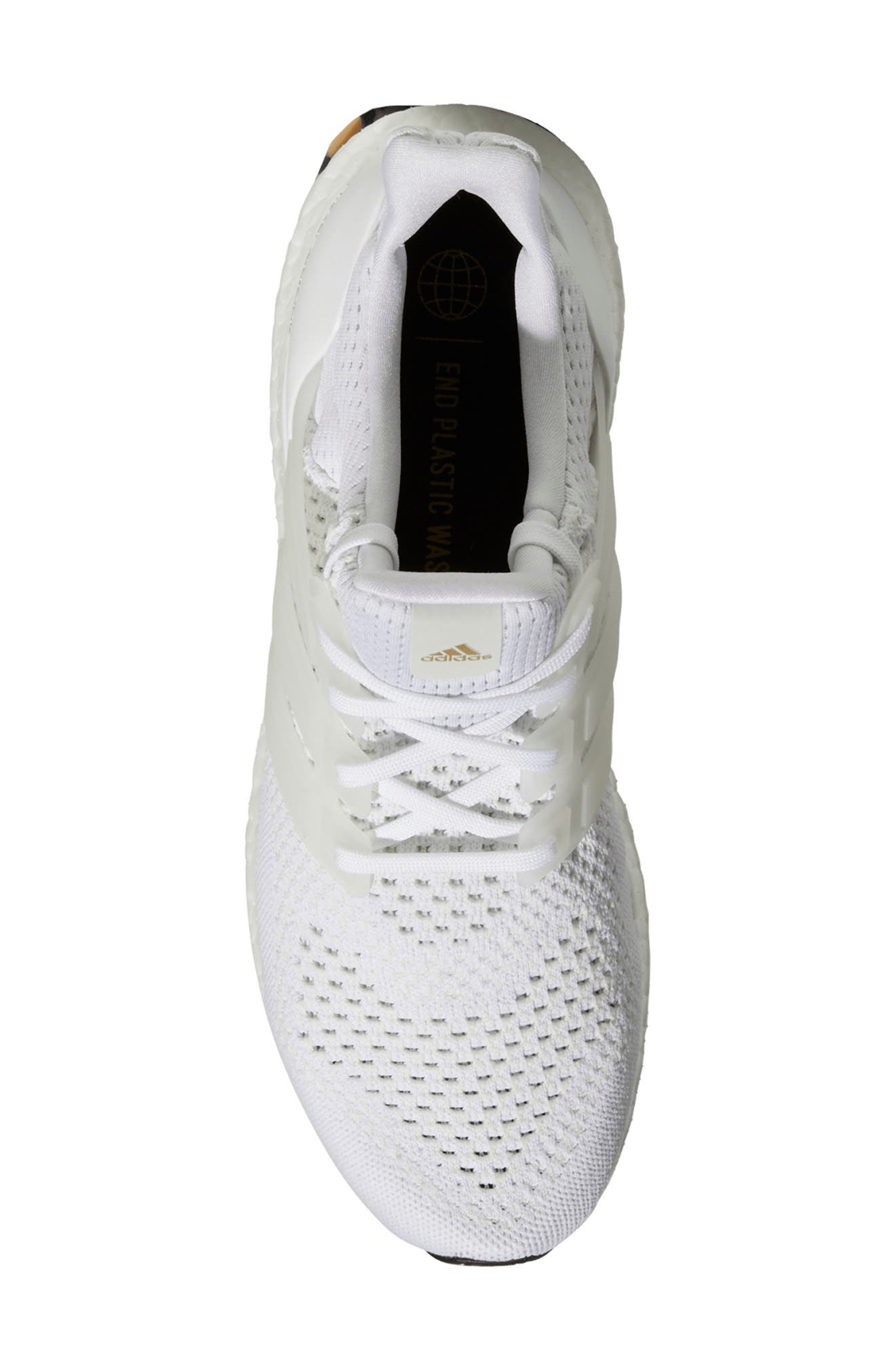 UltraBoost 1.0 Sneaker, Alternate, color, WHITE/ WHITE/ OFF WHITE