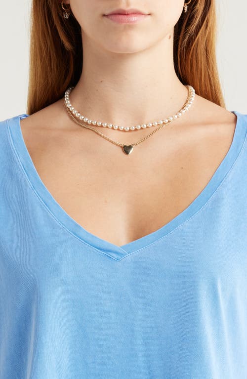 Shop Bp. Washed V-neck Crop T-shirt In Blue Stream