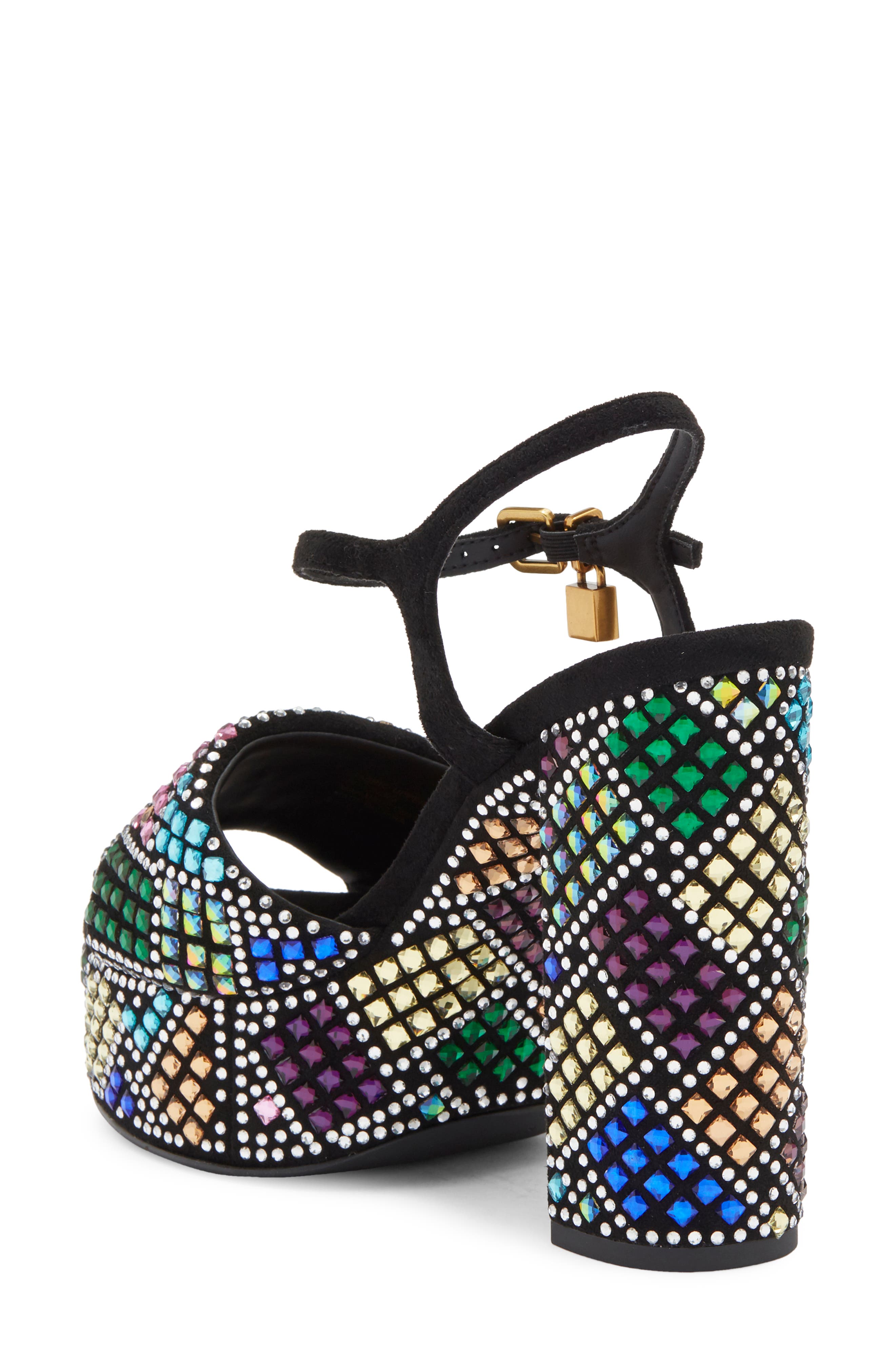 Kurt Geiger London Brixton Platform Sandal, Alternate, color, Charcoal