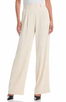 Laundry by Shelli Segal Extended Tab Pleated Pants