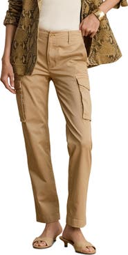 Lauren Ralph Lauren Refined Stretch Chino Cropped Cargo Pants