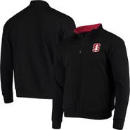 COLOSSEUM Men's Colosseum Black Stanford Cardinal Tortugas Logo Quarter-Zip Jacket