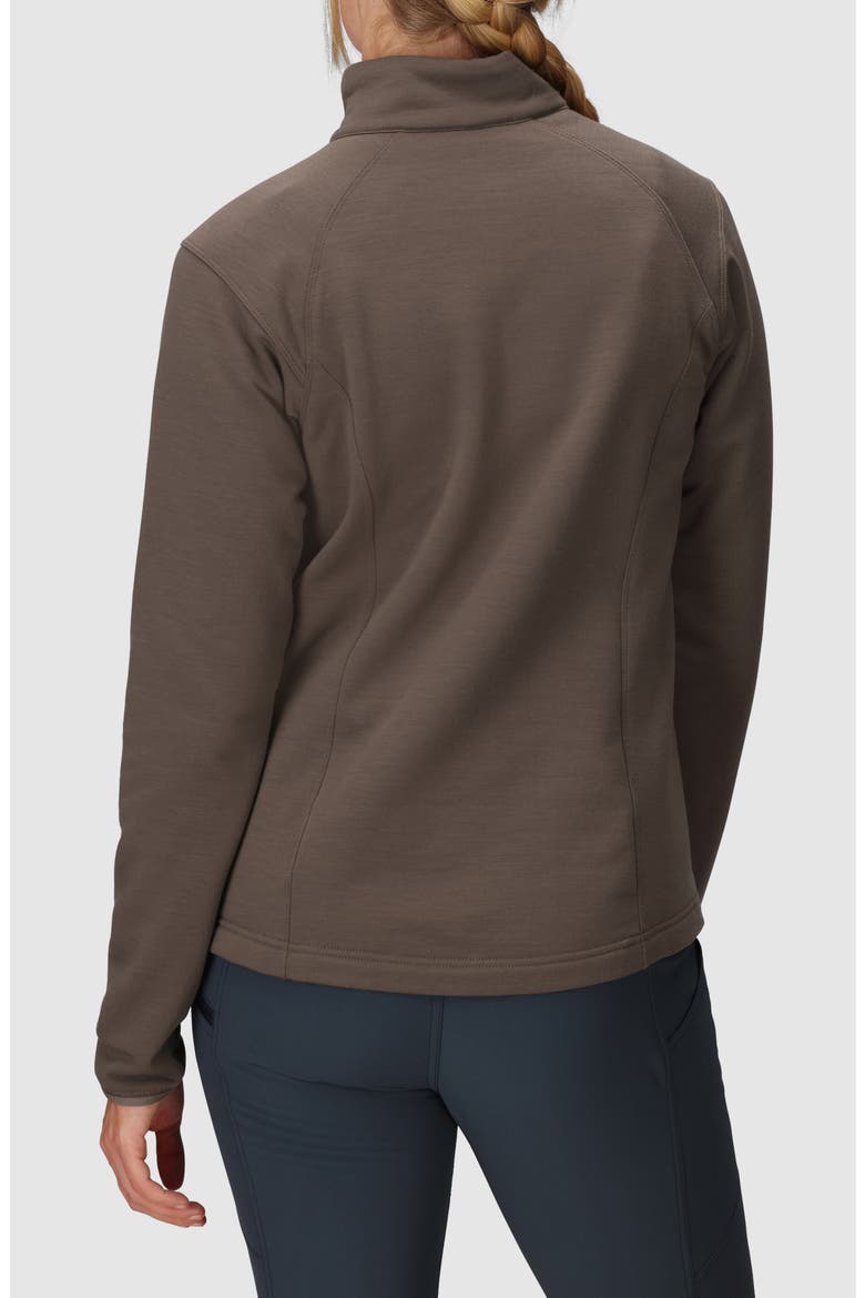 Crescent Fleece Half Zip Pullover, Alternate, color, SABLE