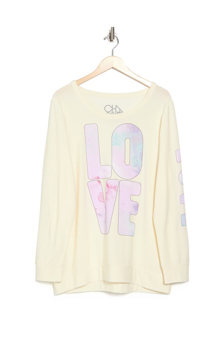 Chaser Love Cozy Brushed Knit Pullover, Main, color,