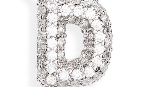 Leith Cubic Zirconia Initial Pendant Necklace