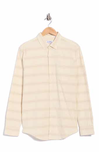 Long Sleeve Striped Corduroy Shirt
