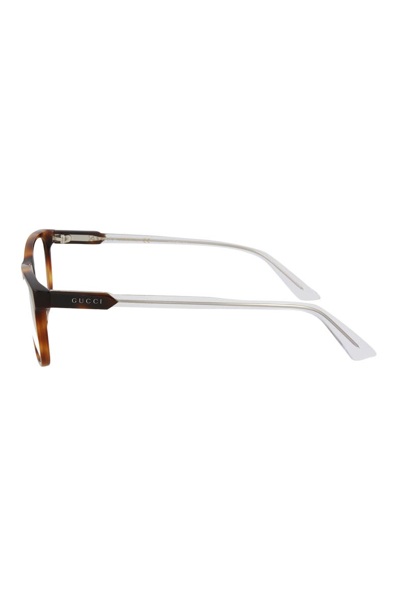 53mm Square Core Optical Frames, Alternate, color, HAVANA HAVANA TRANSPARENT