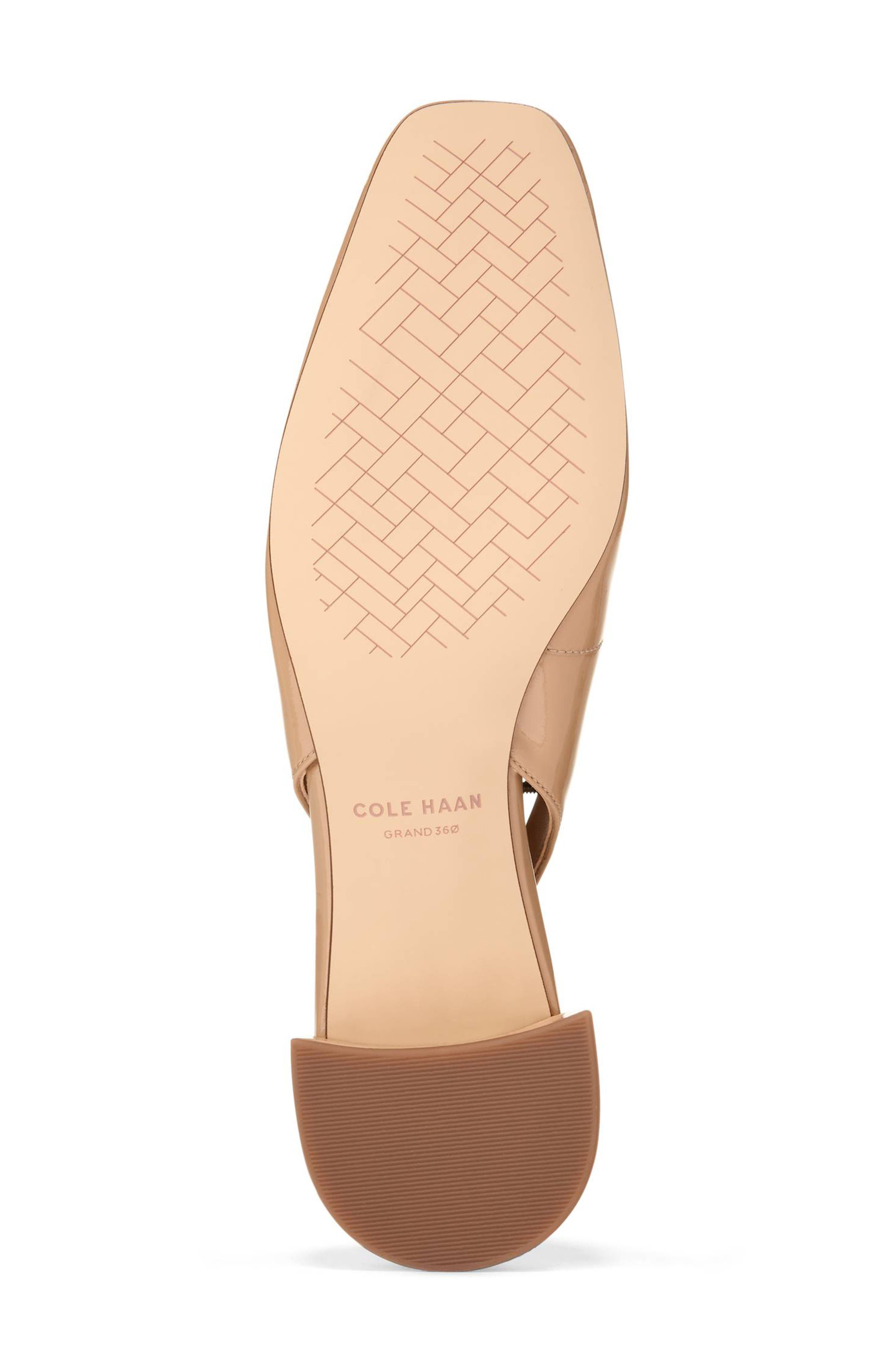 Patsy Bow Slingback Pump, Alternate, color, TUSCAN SAND PATENT LEATHER