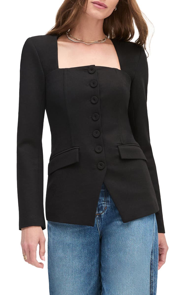 Favorite Daughter The Penelope Blazer, Main, color, Black