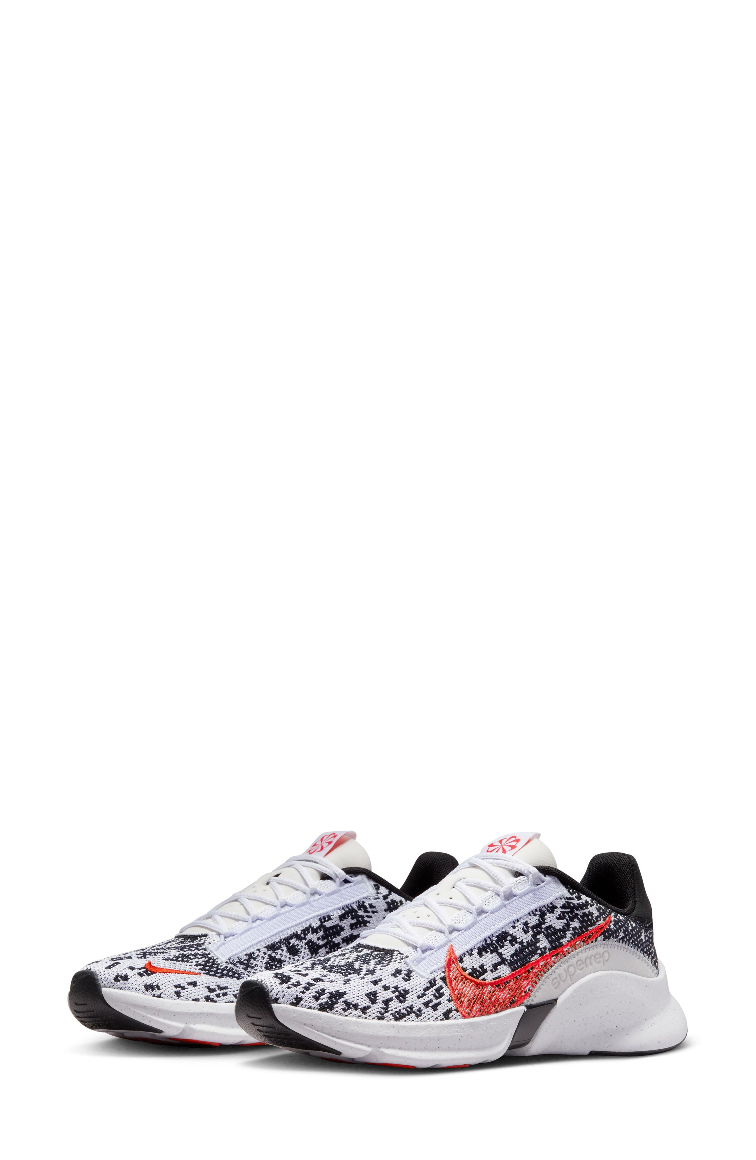 Superrep Go 3 Flyknit Running Shoe, Main, color, WHITE/ RED/ BLACK/ GREY