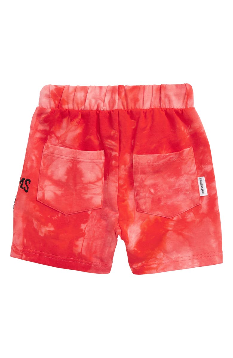 Sometime Soon Laguna Tie Dye Stretch Organic Cotton Shorts, Alternate, color, 