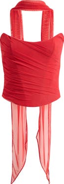 HOUSE OF CB Hallie Corset Top & Scarf