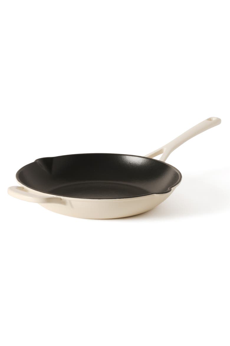 Gatwick Enameled Cast Iron Skillet, Oven Safe, Alternate, color, Matte Black