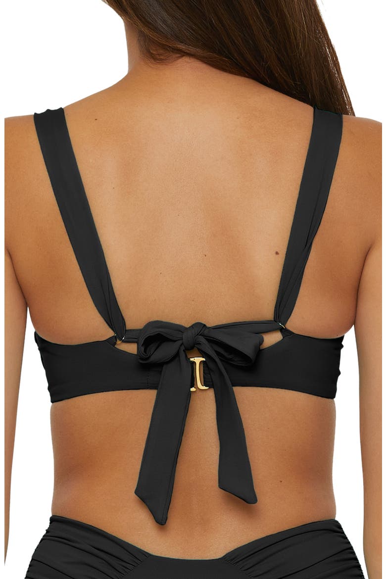 Color Code Underwire Bikini Top, Alternate, color, BLACK