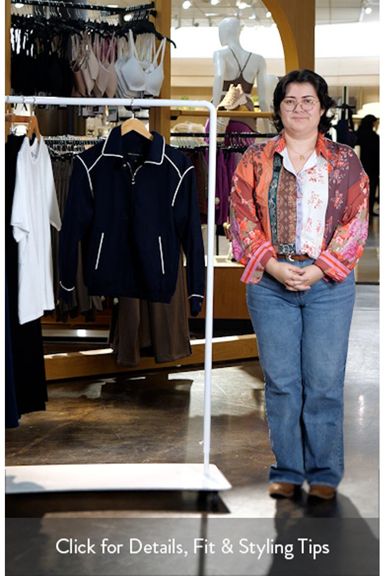 Contrast Piping Jacket video