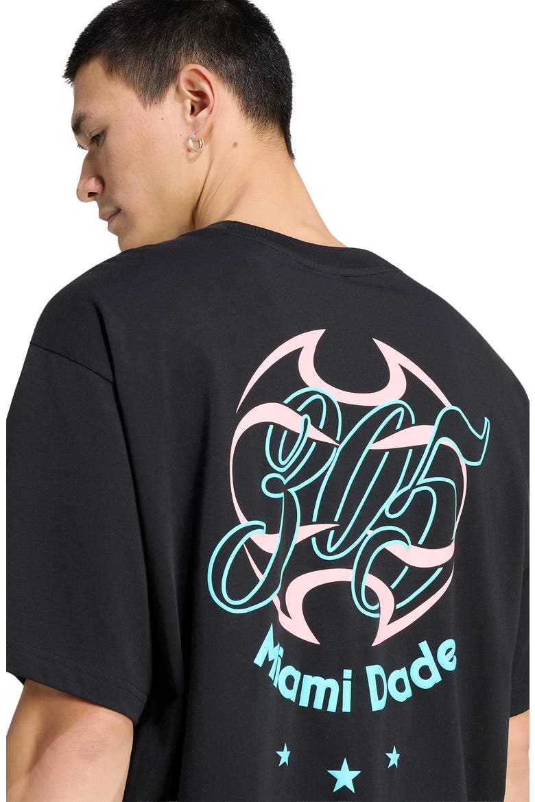 Miami-Dade County Cotton Graphic T-Shirt, Alternate, color, BLACK/ PULA