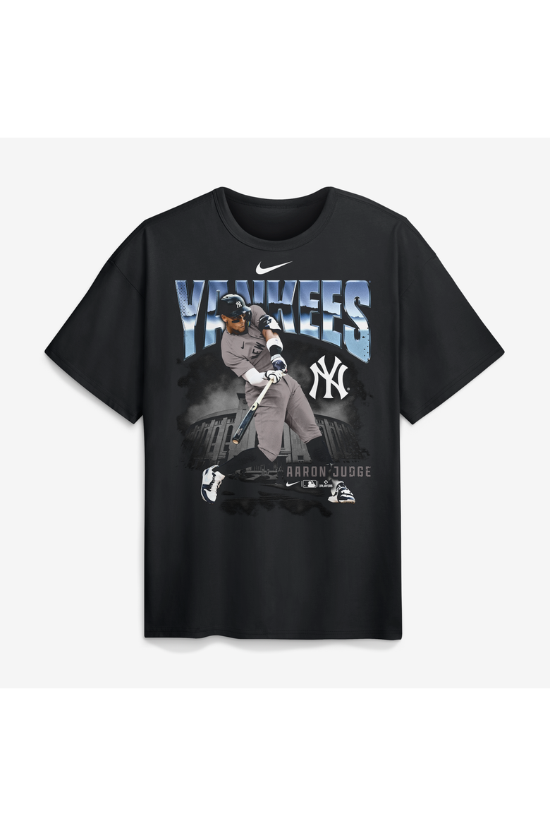 Men's Nike Aaron Judge Black New York Yankees Enlarged Player Graphic Max90 Heavyweight T-Shirt, Main, color, Black