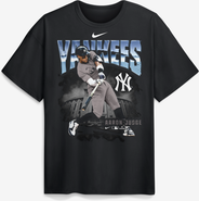 Nike Men's Nike Aaron Judge Black New York Yankees Enlarged Player Graphic Max90 Heavyweight T-Shirt