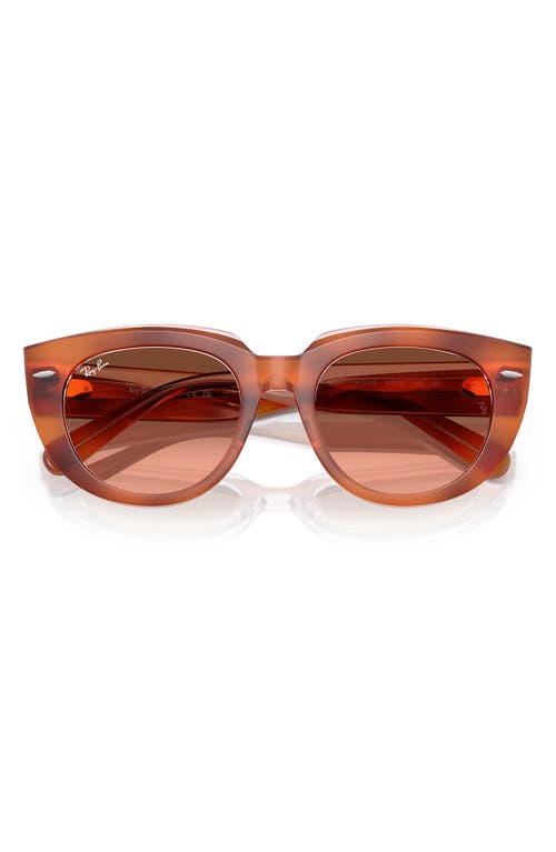 RAY BAN RAY-BAN 52MM GRADIENT SQUARE SUNGLASSES 
