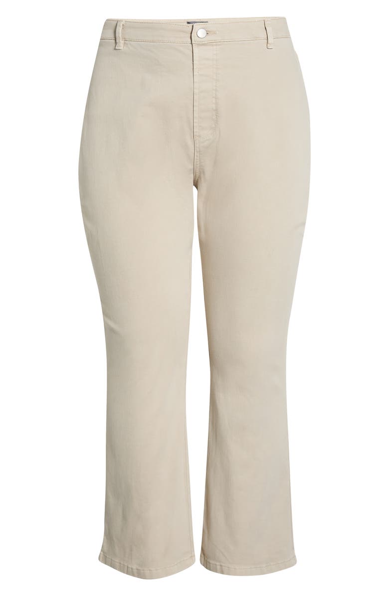 Lysse Estelle Pull-On Ankle Flare Jeans, Alternate, color, Asutex Crisp Khaki