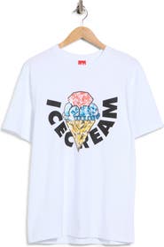 ICECREAM Bouquet Cotton T-Shirt