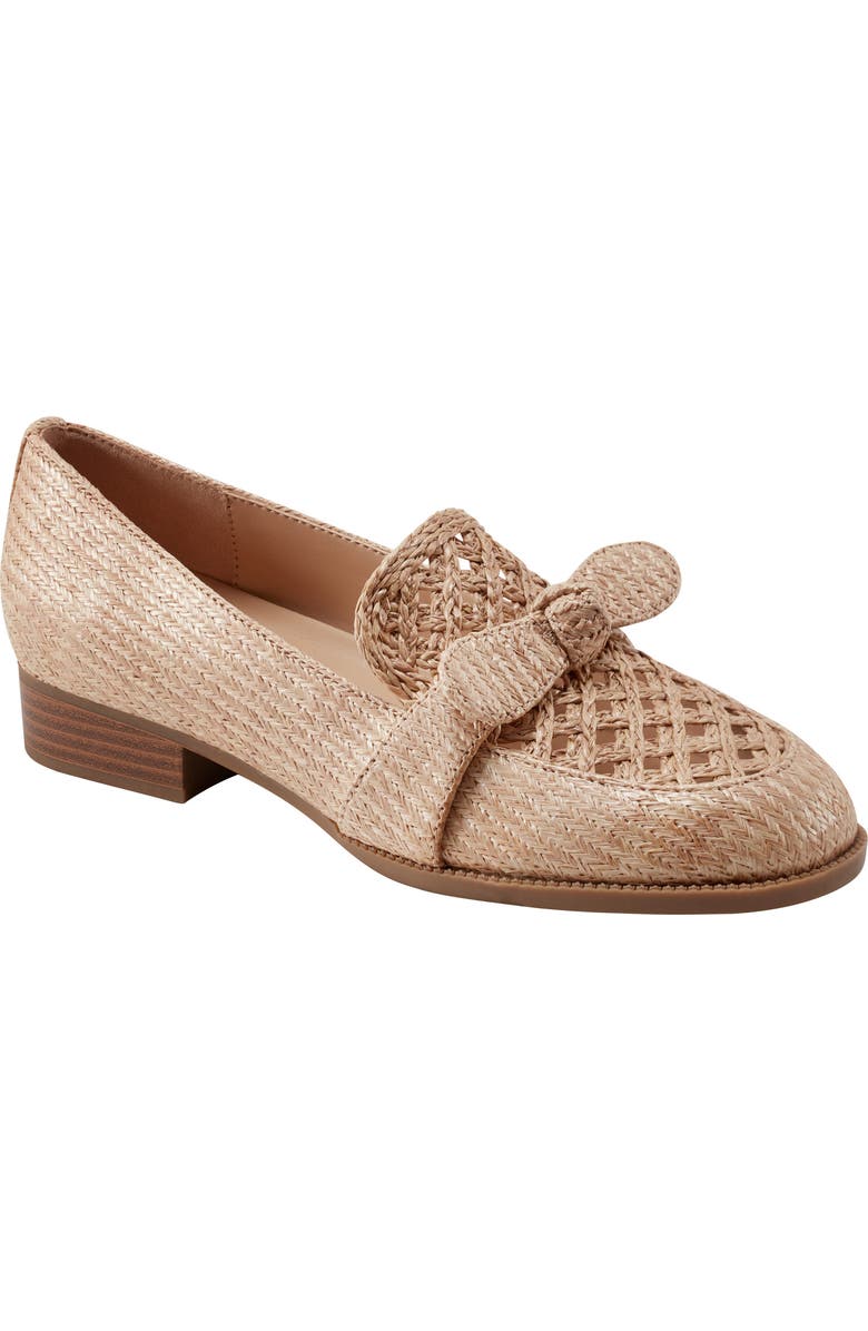 Bandolino Lilanaa Bow Loafer, Main, color, Light Natural