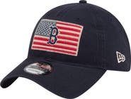 New Era Men's New Era Navy Boston Red Sox Americana Flag 9TWENTY Adjustable Hat