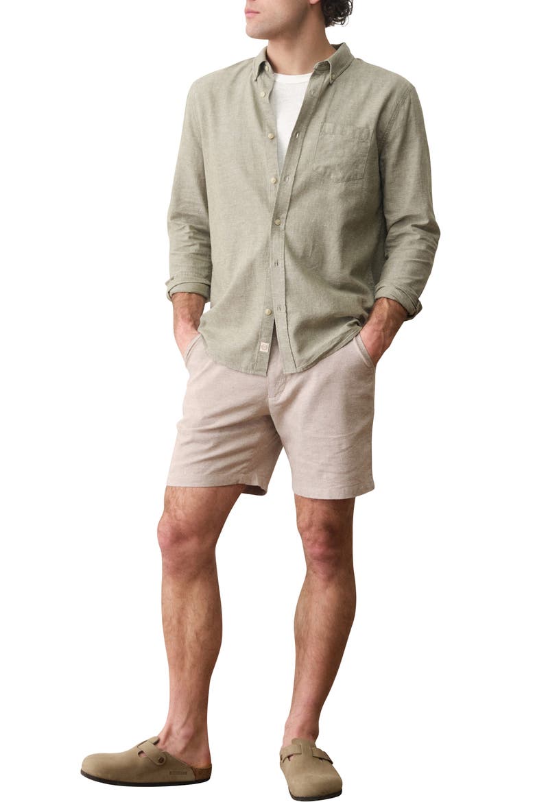 Saturday Hemp Chino Shorts, Alternate, color, TAUPE