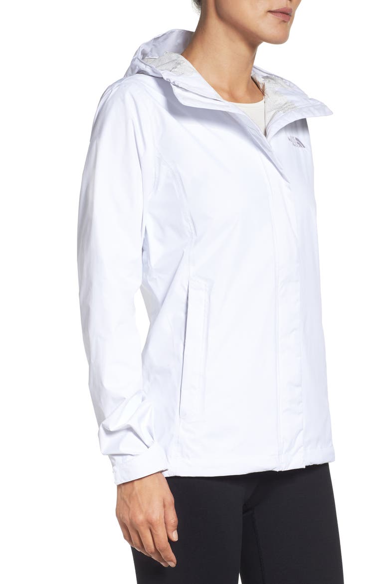 Venture 2 Waterproof Jacket, Alternate, color, TNF WHITE/ TNF WHITE