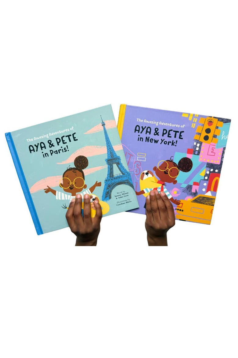 'The Amazing Adventures of Aya & Pete' Paris & NYC Duo Book Set, Alternate, color, NONE