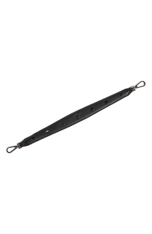 Hammitt Rivet Leather Bag Strap In Black