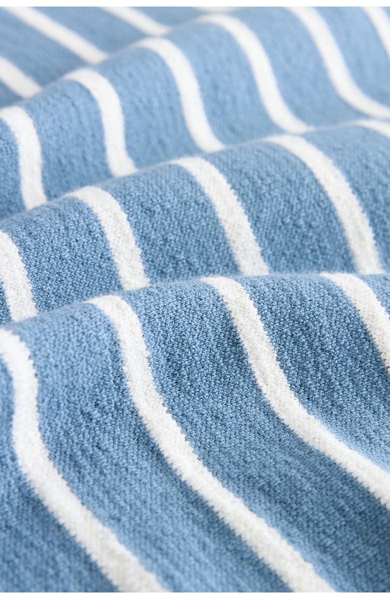 NEXT Stripe Sleeveless Cotton Terry Top, Alternate, color, White