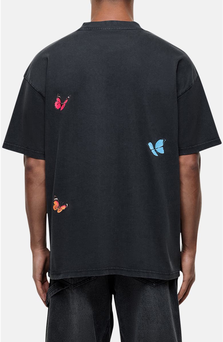 Good For Nothing Flight Butterfly Print Relaxed Tee, Alternate, color,