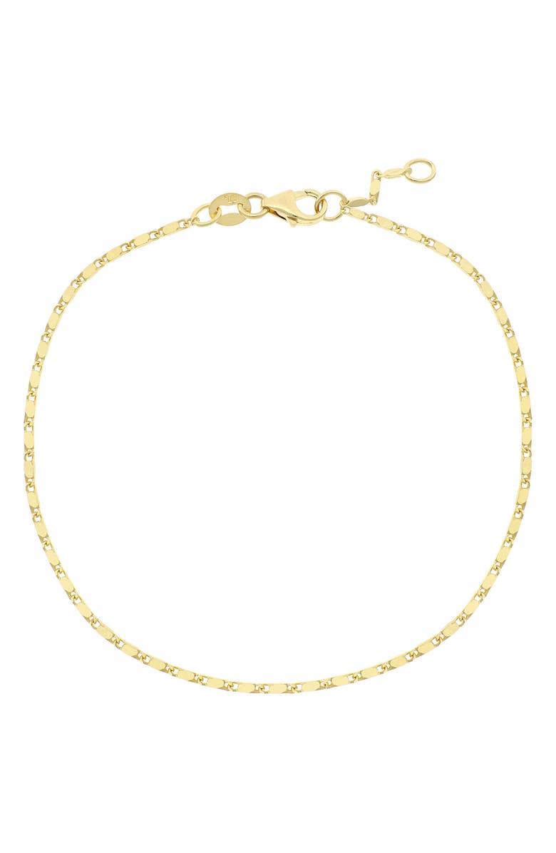 Bony Levy 14K Gold Everyday Bar Chain Bracelet, Main, color,