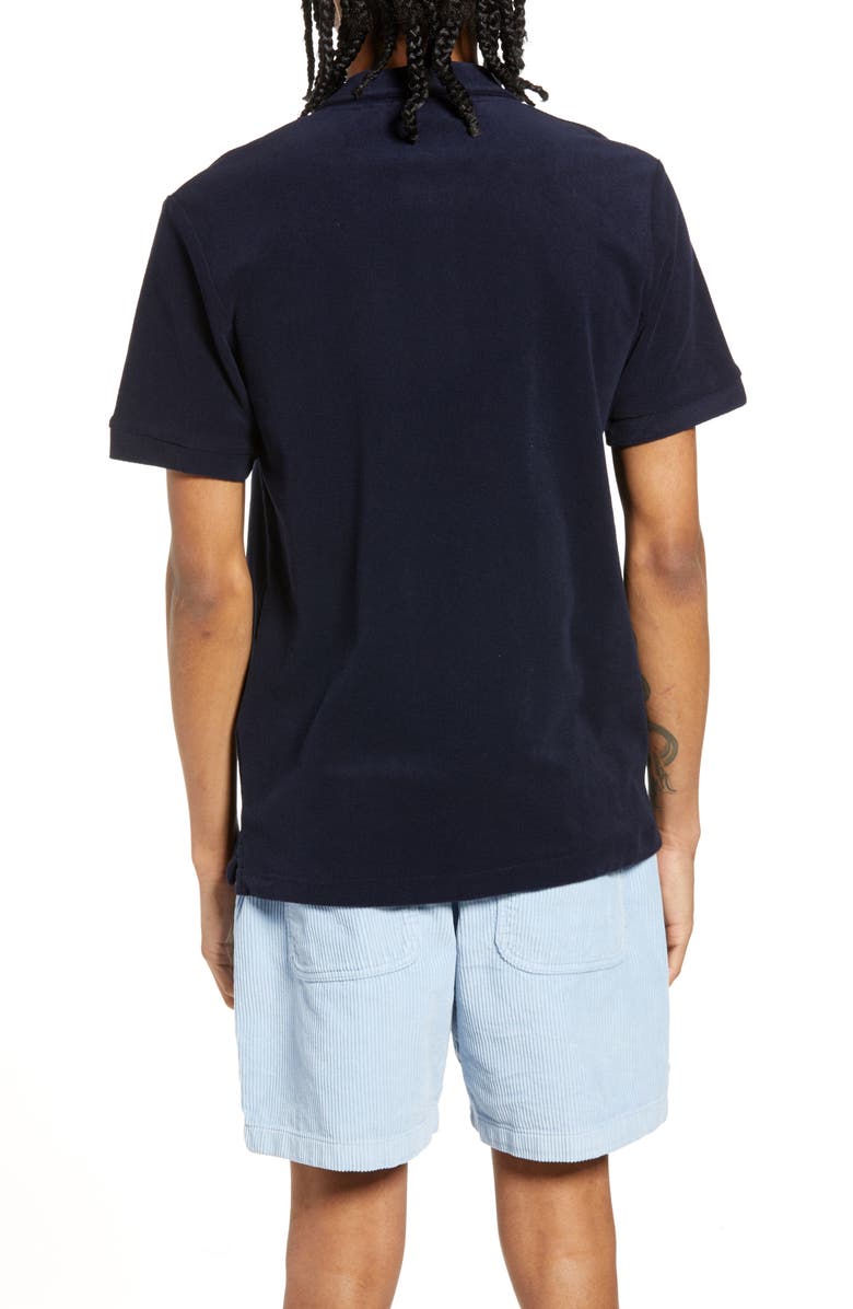 Scotch & Soda Organic Cotton Terry Cloth Polo, Alternate, color, 