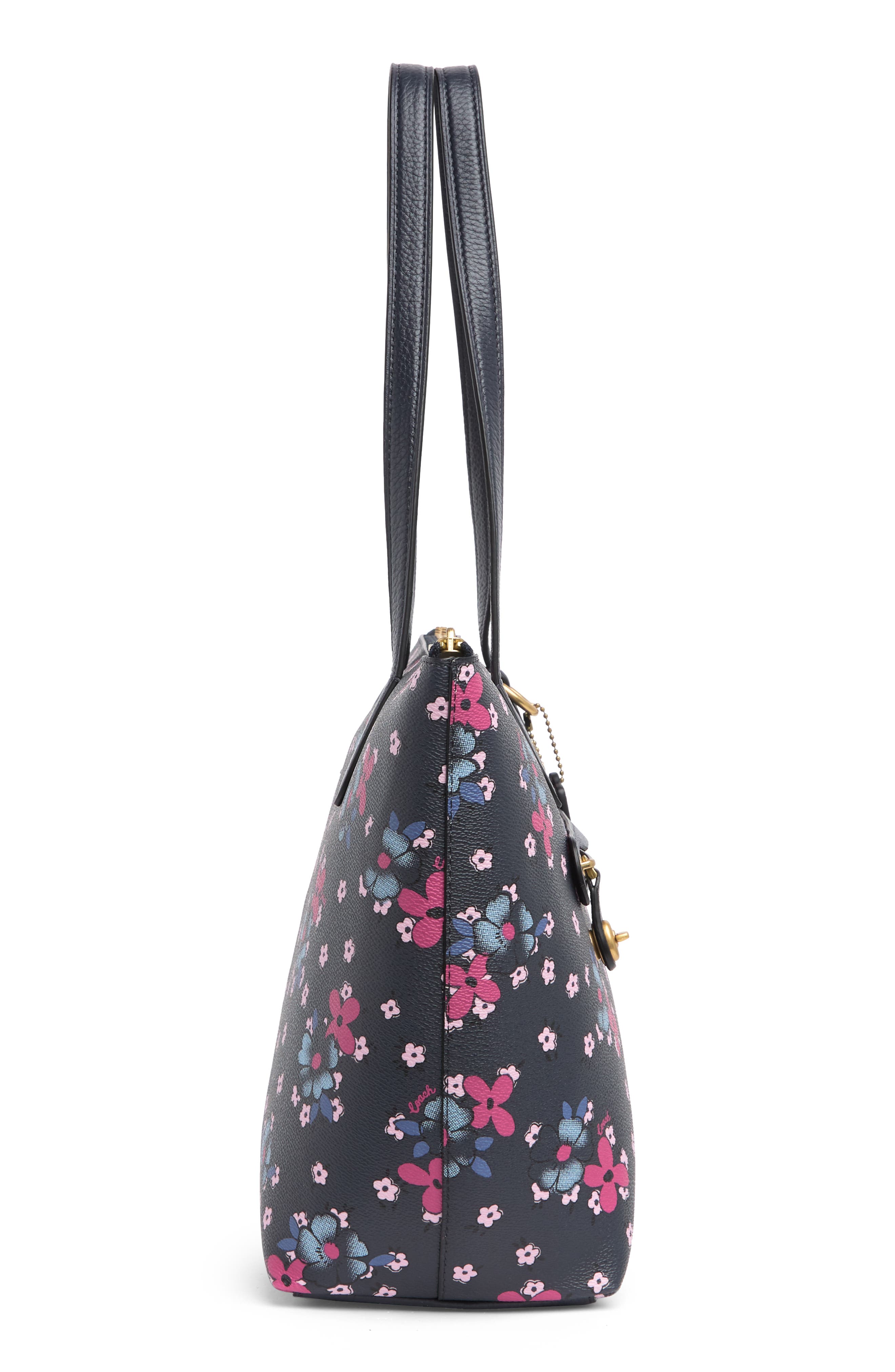 COACH Field Floral Print Taylor Tote, Alternate, color, 