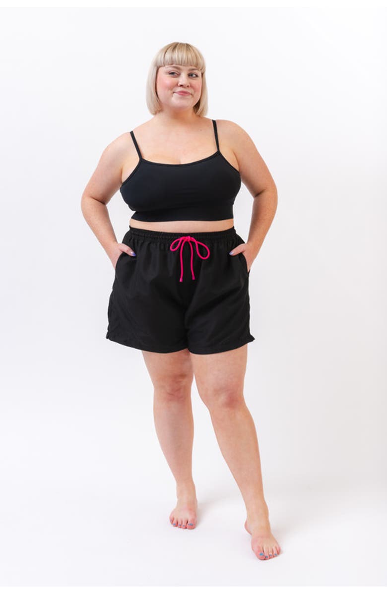 Lime Ricki Swimwear Bralette, Alternate, color, Black