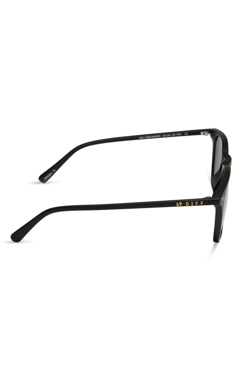 DIFF Brody XL 51mm Square Sunglasses, Alternate, color, Matte Black