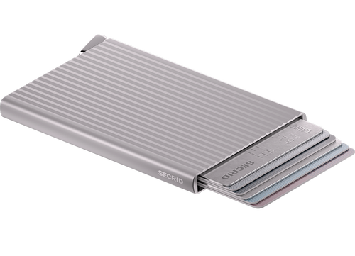 Secrid Premium Cardprotector+ Fluted In Silver