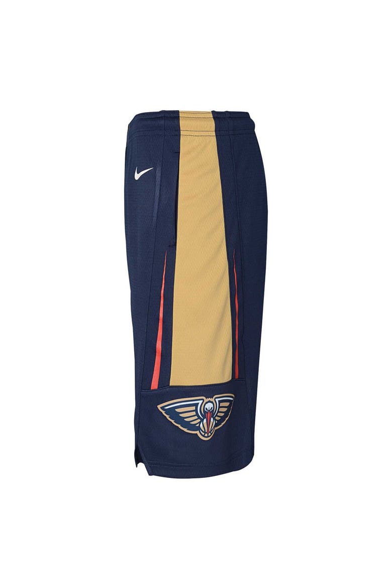 Youth Nike Navy New Orleans Pelicans Swingman Performance Shorts – Icon Edition, Alternate, color, Navy