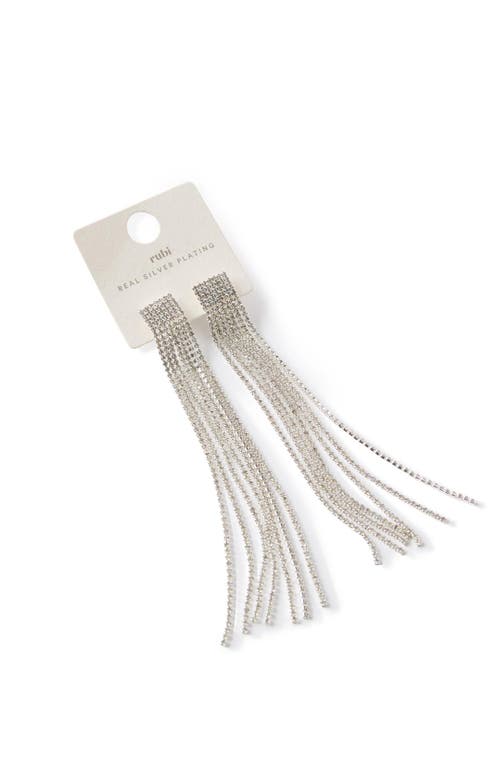 Rubi Shoes Mid Charm Earring In Up Diamante Drop