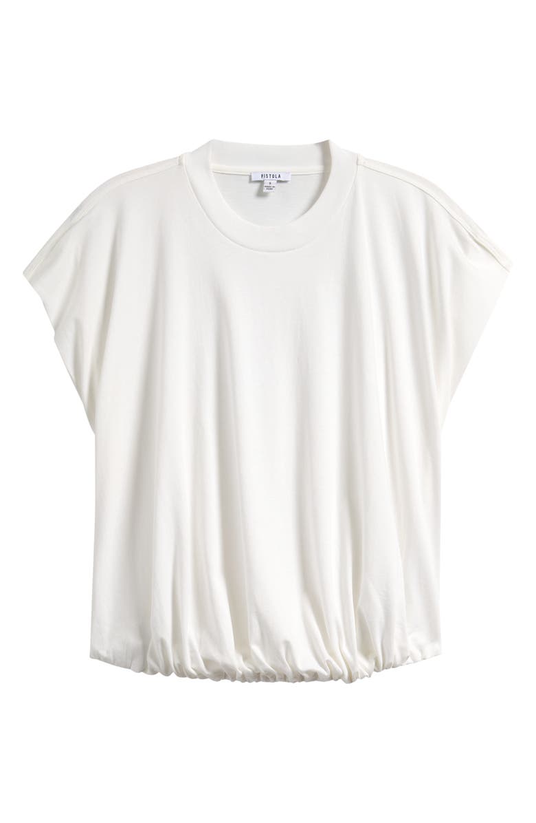 Pistola Millie Bubble Hem Top, Alternate, color, Le Blanc