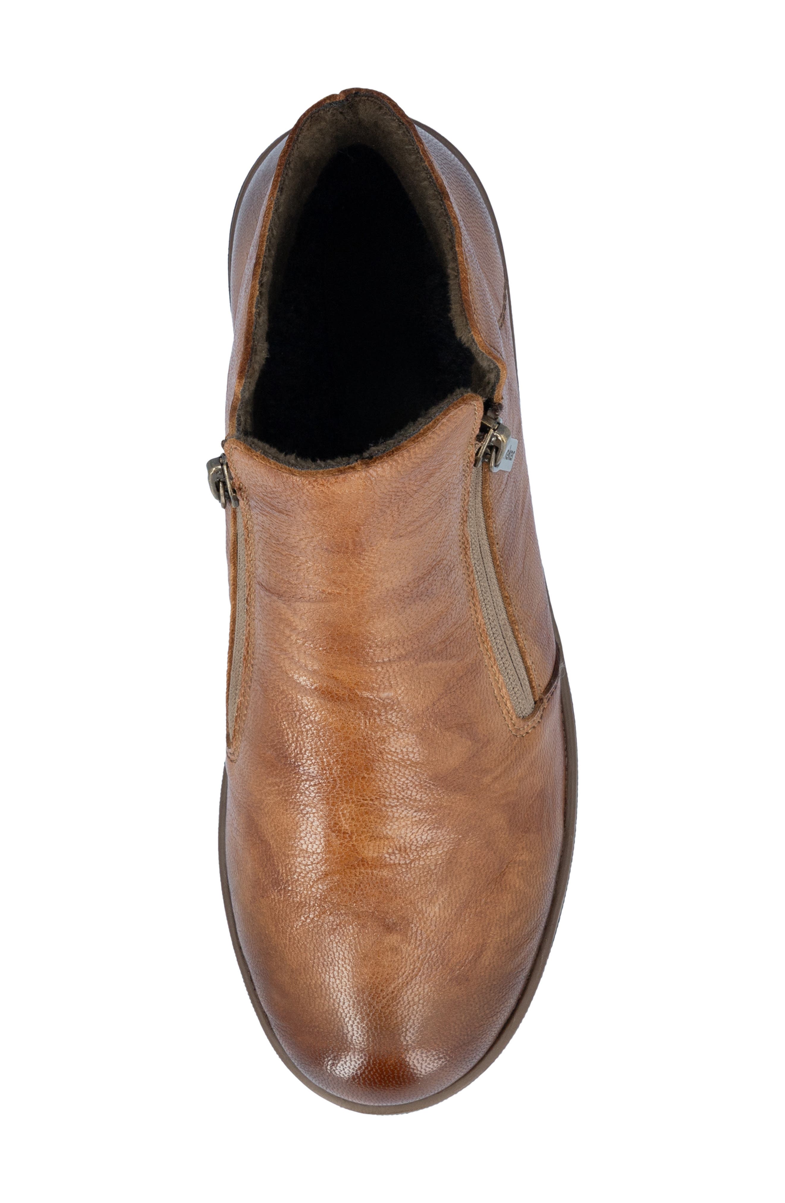 Amalia 54 Leather Bootie, Alternate, color, CUOIO
