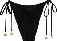 Kulani Kinis Smocked Side Tie Bikini Bottoms