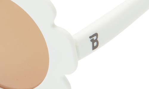 Babiators Kids' Daisy Small 36mm Polarized Flower Shaped Sunglasses In Brown