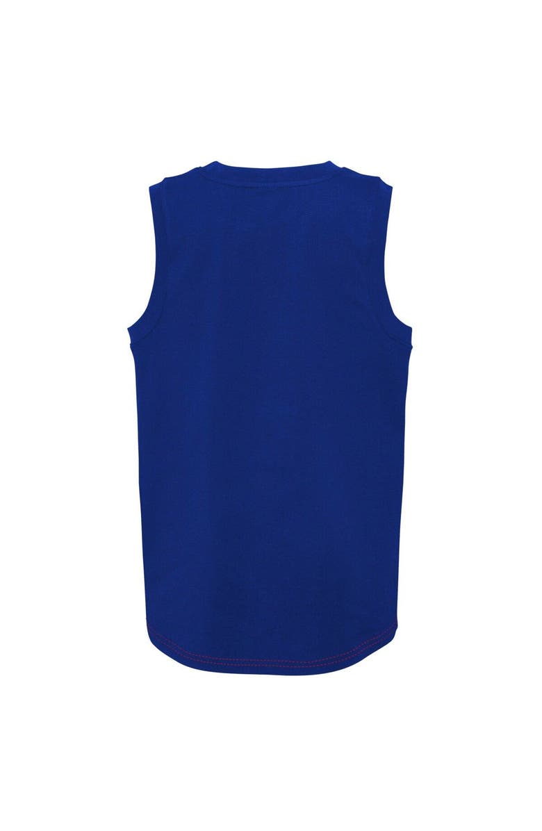 Outerstuff Youth Blue/Red New York Rangers Revitalize Tank Top, Alternate, color, Blue