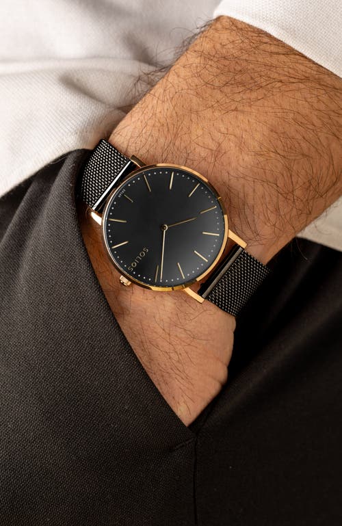 Solios Watches The Solar Classic | Black Dial