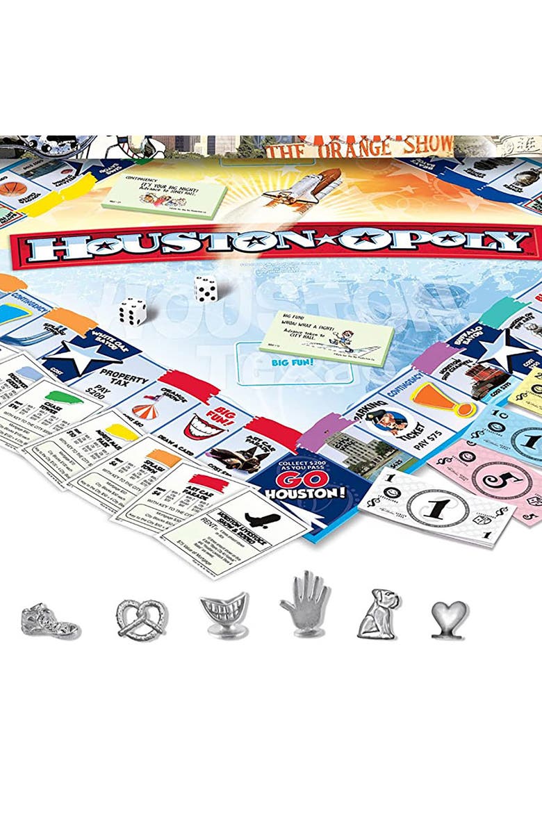 Houstonopoly Monopoly Board Game, Alternate, color, Multicolored