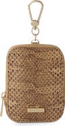 Brahmin Katelynn Croc Embossed Leather Coin Pouch