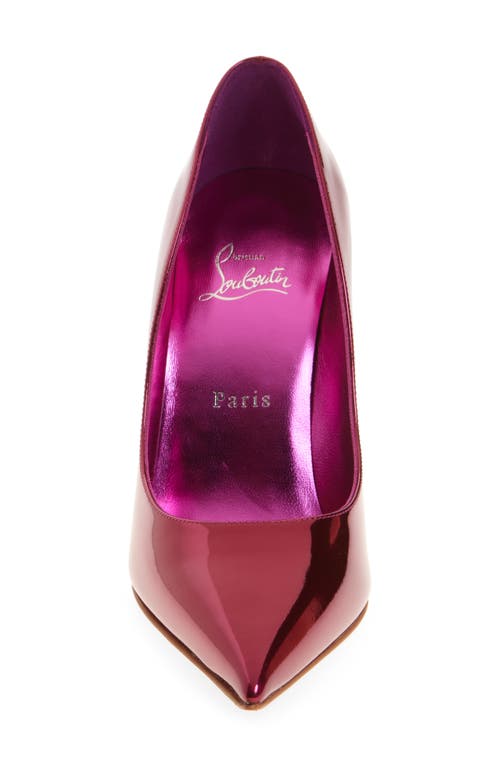 Christian Louboutin Miss Z Metallic Leather Pump
